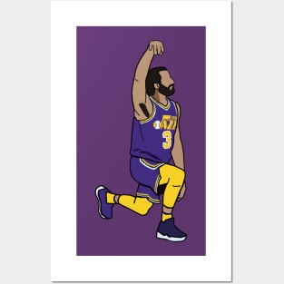 Ricky Rubio Celebration - Utah Jazz NBA Posters and Art